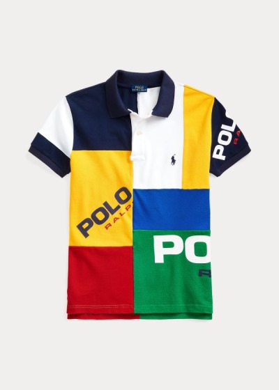 Women's Polo Ralph Lauren Classic Fit Color-Blocked Polos | 158074VPQ